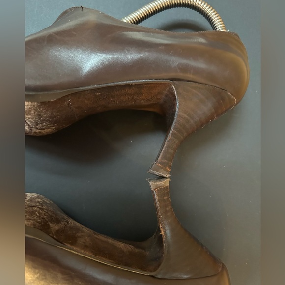 Donald J Pliner Lyndie Leather Ankle Booties in Brown sz 7 - Picture 8 of 12